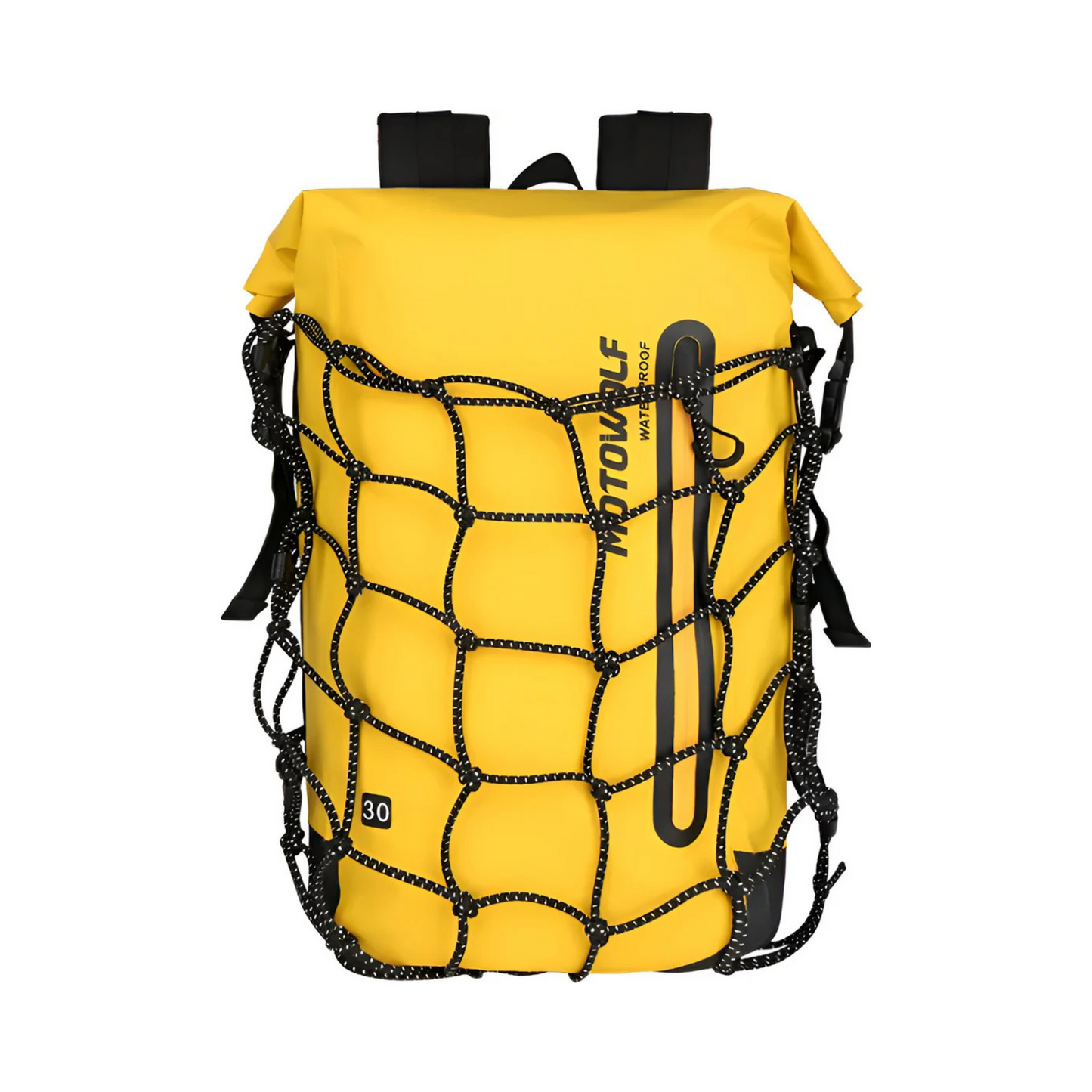 CarryQuest® - Motor Rugzak - Waterdichte Motorfiets Rugzak - 30-Liter - 500D Oxford Stof - Geel