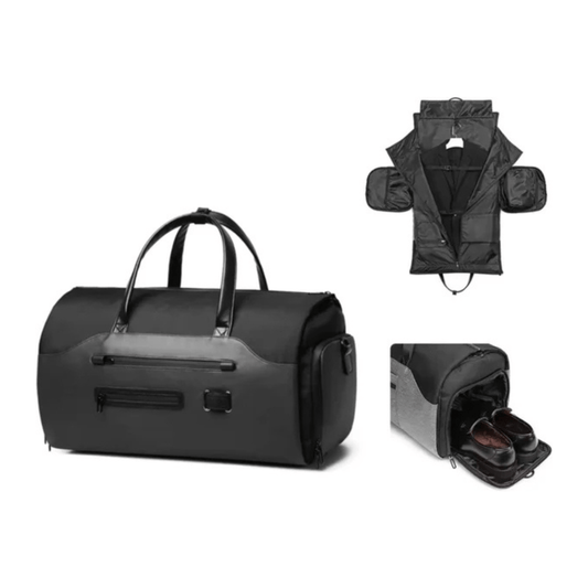 Avoir Zakelijke Reistas/Weekendtas - Waterdicht - Schoenenzak - Handbagage - Zwart