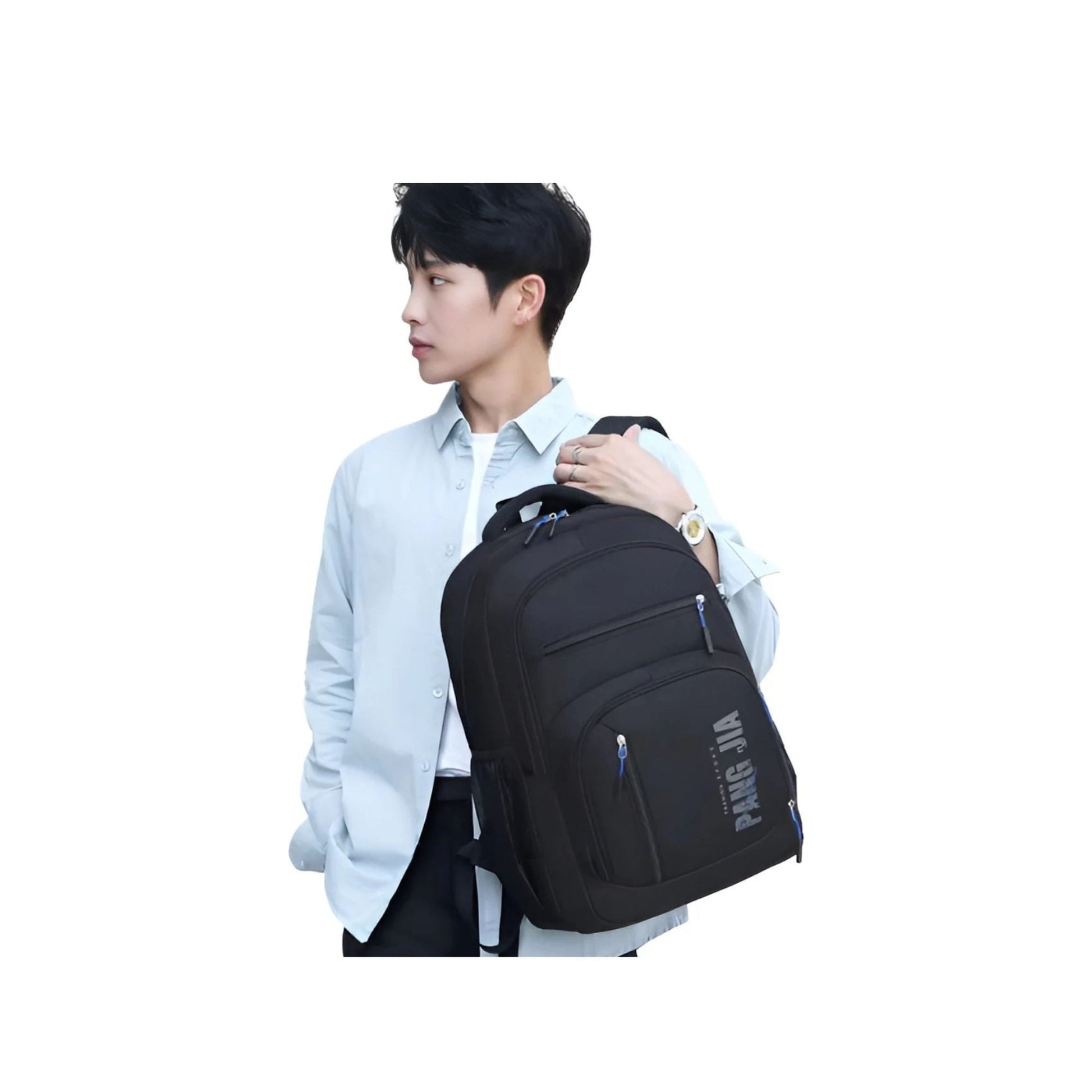 CarryQuest® - 16 inches - Computerrugzak - Nylon - Laptopvak - Zwart