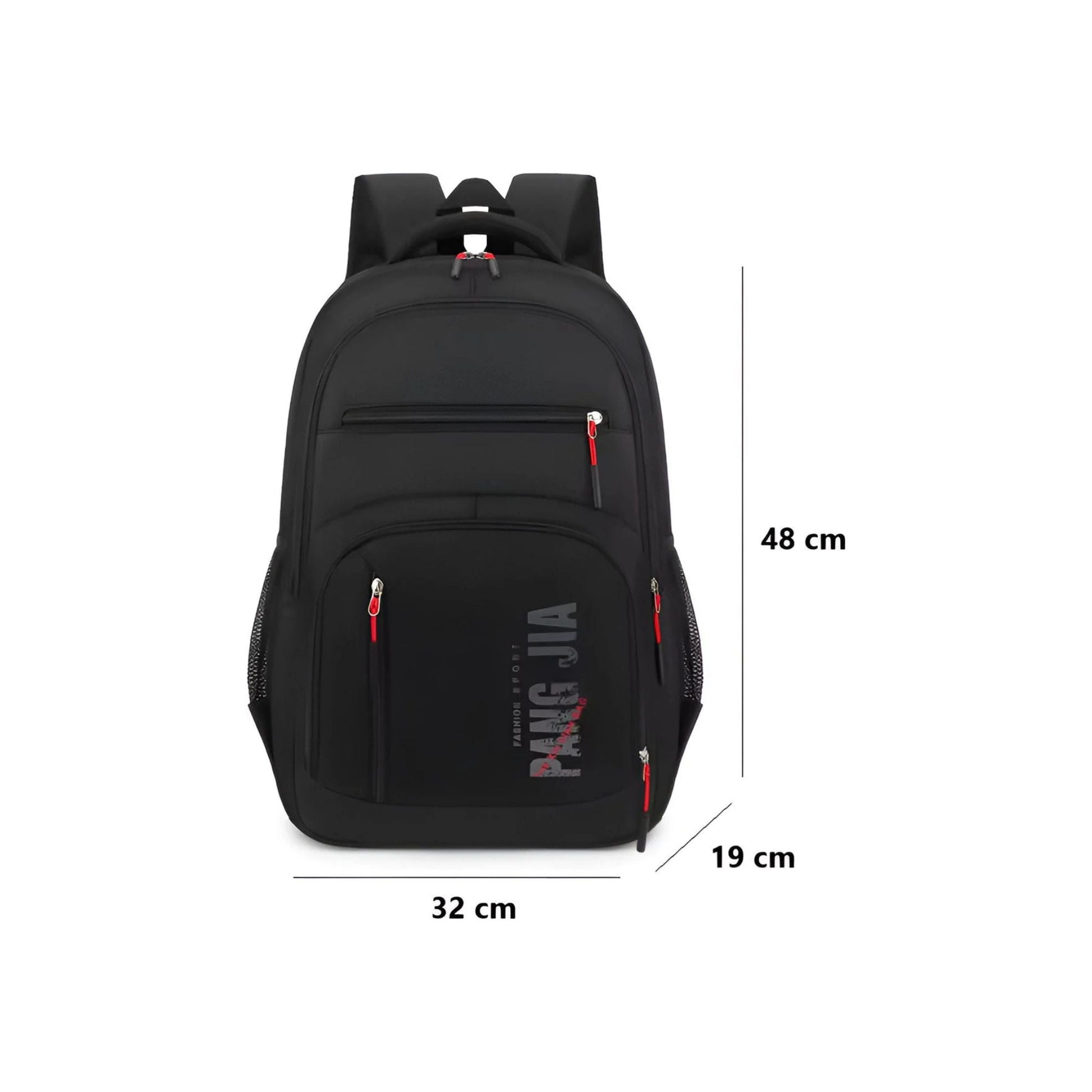 CarryQuest® - 16 inches - Computerrugzak - Nylon - Laptopvak - Zwart