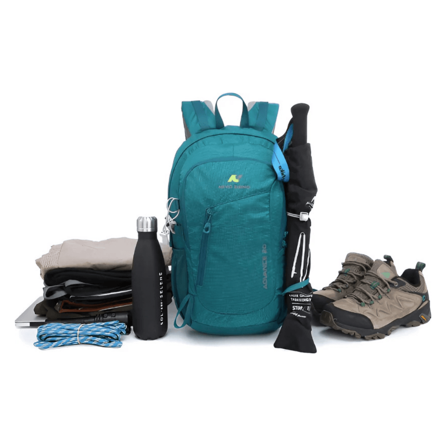 CarryQuest® - 20L Rugzak - Fietsen Reizen Knapzak Wandelen Dagrugzak - Ultralicht - RoodCarryQuestsimple