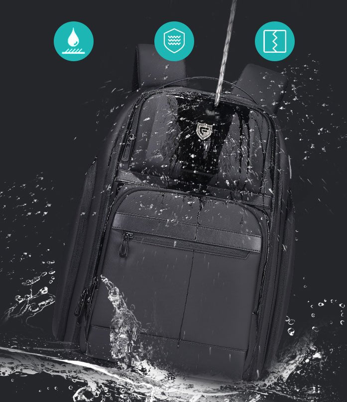 CarryQuest® 30L Waterdichte Rugzak – 46x32x24 cm – USB Oplaadpoort – Lichtgewicht – Perfect voor Reizen en Dagelijks GebruikCarryQuest®simpleNiet Klaar