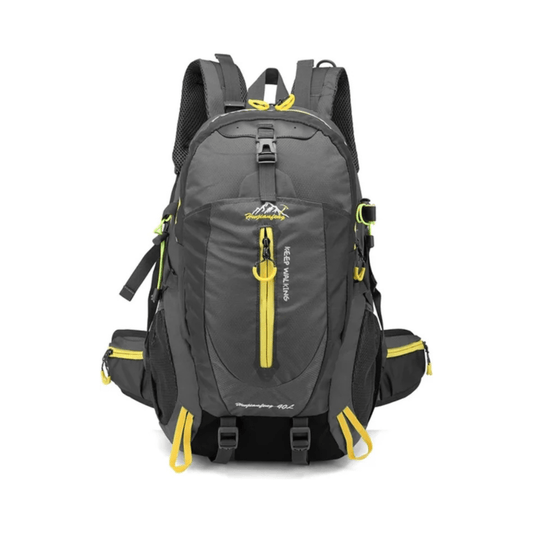 CarryQuest® - 40L - Rugzak - Reisrugzak - Wandelen - Nylon - Waterafstotend - Lichtgewicht - Grijs