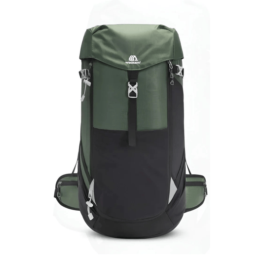 CarryQuest® - 50L Bergrugzak Waterdichte Schoudertas - 50 Liter Capaciteit - Voor Kamperen en Wandelen - Groen