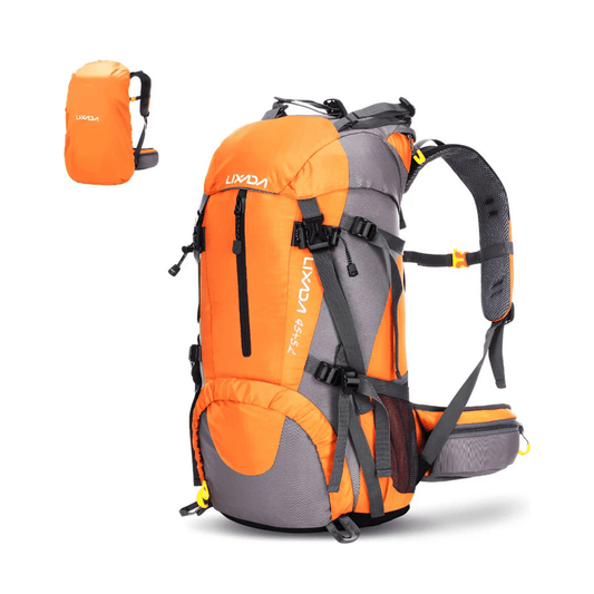 CarryQuest® - 50L Outdoor Rugzak - Nylon - Backpack Organizer - Wandelrugzak - Oranje