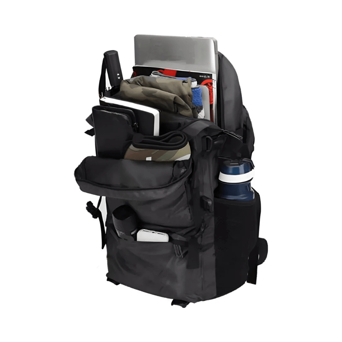 CarryQuest® - 50L Wandelen Reisrugzak - Waterdicht - Lichtgewicht - Laptop 15,6" - Wandelrugzak - ZwartCarryQuestsimple