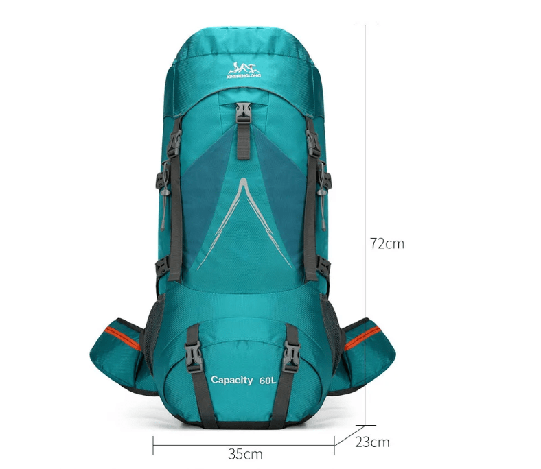 CarryQuest® - 60L Backpack - Camping Rugzak - Gratis Regenhoes - 5 KleurenCarryQuestWandel Rugzak