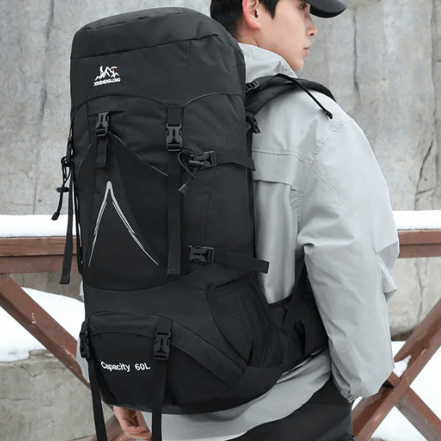 CarryQuest® - 60L Backpack - Camping Rugzak - Gratis Regenhoes - 5 KleurenCarryQuestWandel Rugzak
