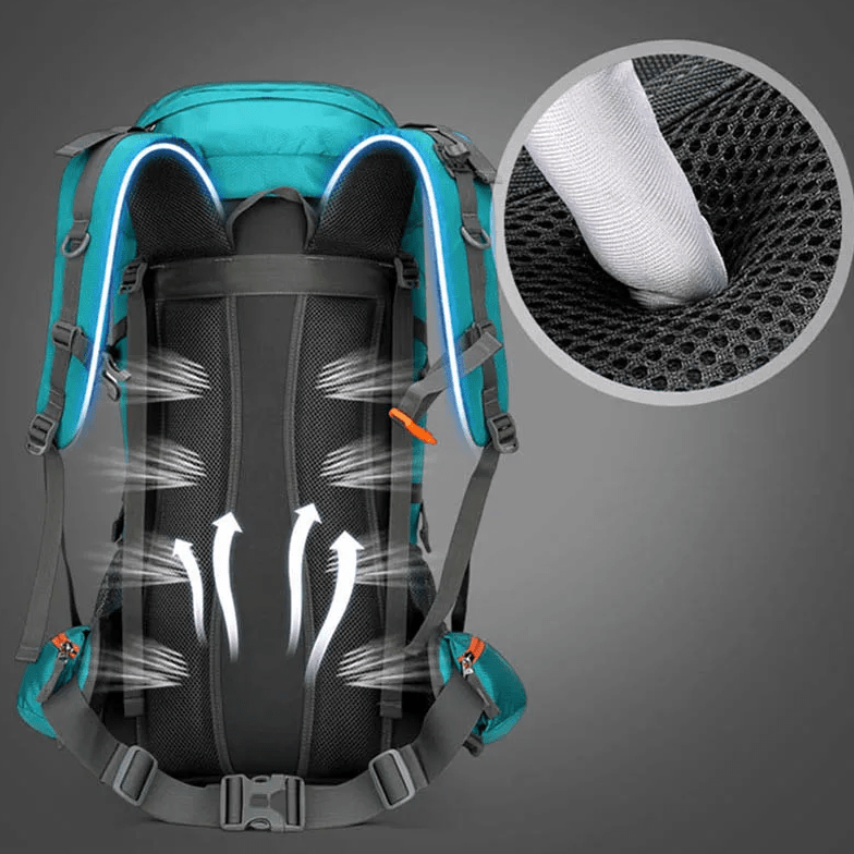 CarryQuest® - 60L Backpack - Camping Rugzak - Gratis Regenhoes - 5 KleurenCarryQuestWandel Rugzak