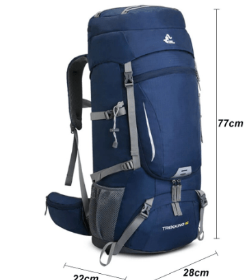 CarryQuest® - 60L Waterdichte Nylon Backpack - Bergbeklimmen - 4 kleurenCarryQuestWandel Rugzak