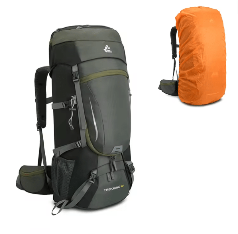 CarryQuest® - 60L Waterdichte Nylon Backpack - Bergbeklimmen - 4 kleurenCarryQuestWandel Rugzak