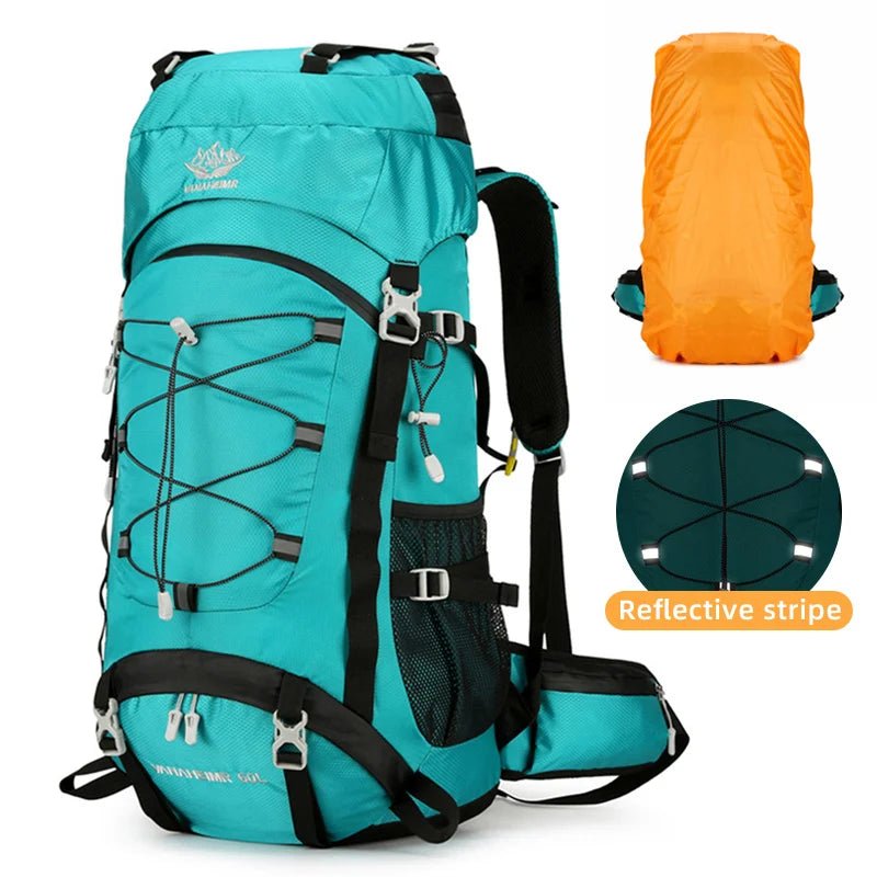CarryQuest® - 65L - Camping/Wandel Rugzak - Regenhoes - 6 kleurenCarryQuestWandel Rugzak65L