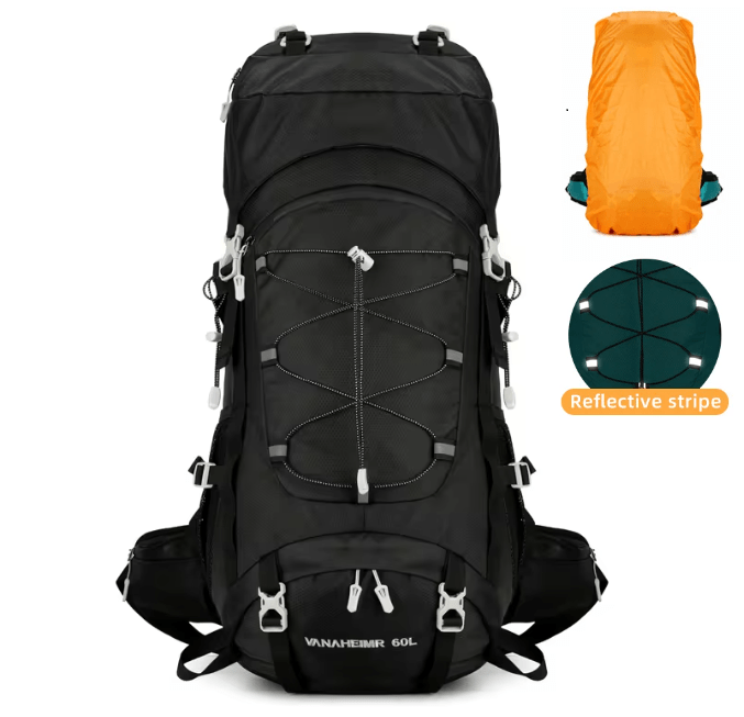 CarryQuest® - 65L - Camping/Wandel Rugzak - Regenhoes - 6 kleurenCarryQuestWandel Rugzak65L