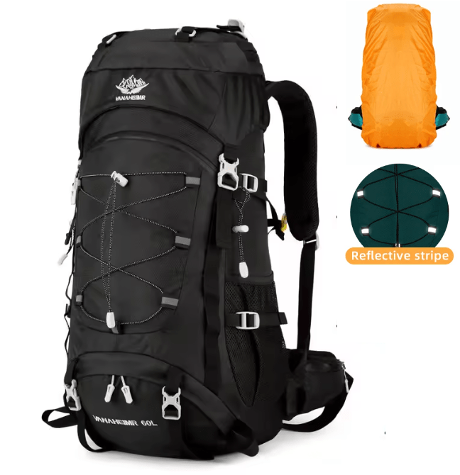 CarryQuest® - 65L - Camping/Wandel Rugzak - Regenhoes - 6 kleurenCarryQuestWandel Rugzak65L