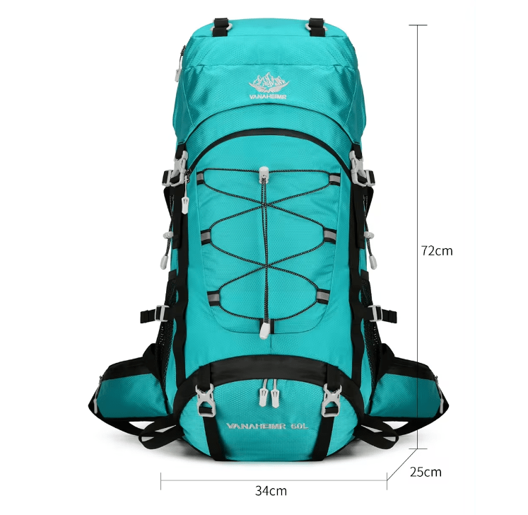 CarryQuest® - 65L - Camping/Wandel Rugzak - Regenhoes - 6 kleurenCarryQuestWandel Rugzak65L
