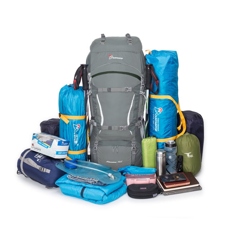 CarryQuest® 70L Waterdichte Hiking Rugzak – Lichtgewicht – 76x33x26 cm – Perfect voor Outdoor AvonturenCarryQuest®Wandel RugzakNiet Klaar