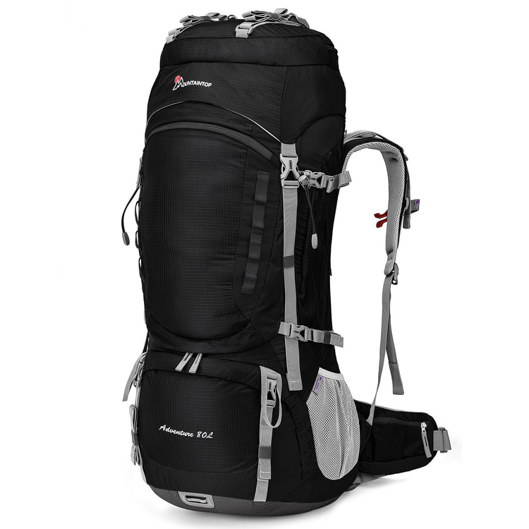 CarryQuest® 80L Bergsporttas – Lichtgewicht & Waterdicht – Perfect voor Reizen & Dagelijks GebruikCarryQuest®Wandel RugzakNiet Klaar