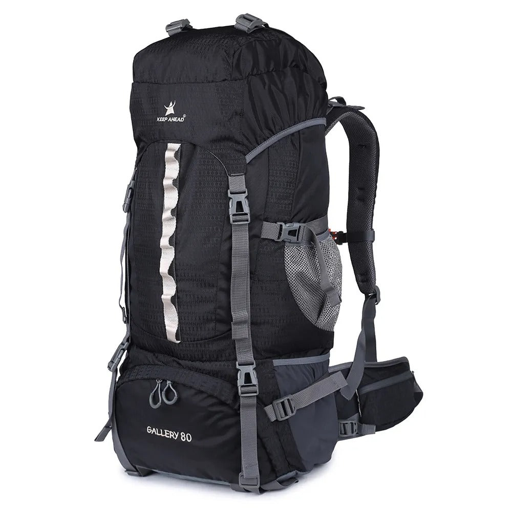 CarryQuest® 80L Waterafstotende Rugzak – Comfortabel en Duurzaam voor Avontuurlijke ReizenCarryQuest®Wandel RugzakNiet Klaar