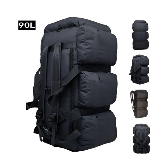 CarryQuest® - 90L Backpacks - Wandelrugzak - Hiking backpack Organizer - 90 Liter - Zwart