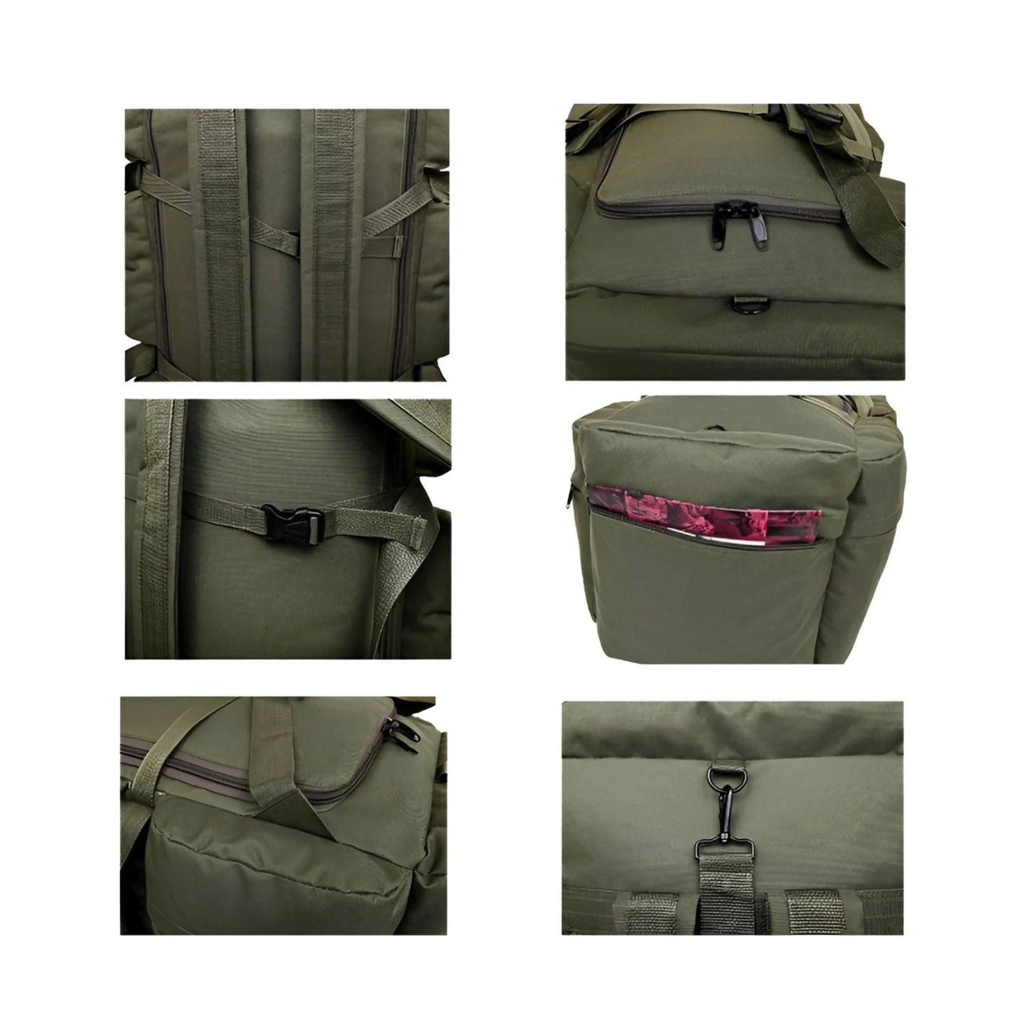 CarryQuest® - 90L Backpacks - Wandelrugzak - Hiking backpack Organizer - 90 Liter - ZwartCarryQuestsimple