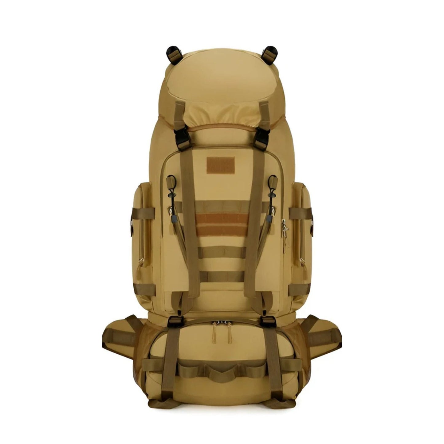 CarryQuest® - 90L Titan - Waterdichte - Wandelen - Camping - Rugzak - Regenhoes - 90 Liter - Backpack - KhakiCarryQuestsimple
