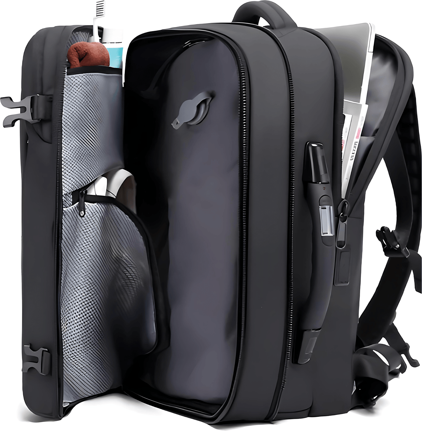 CarryQuest® - B-Pro Vacuum Rugzak - incl. Powerbank JuiceBoxx® en Draadloze Pomp