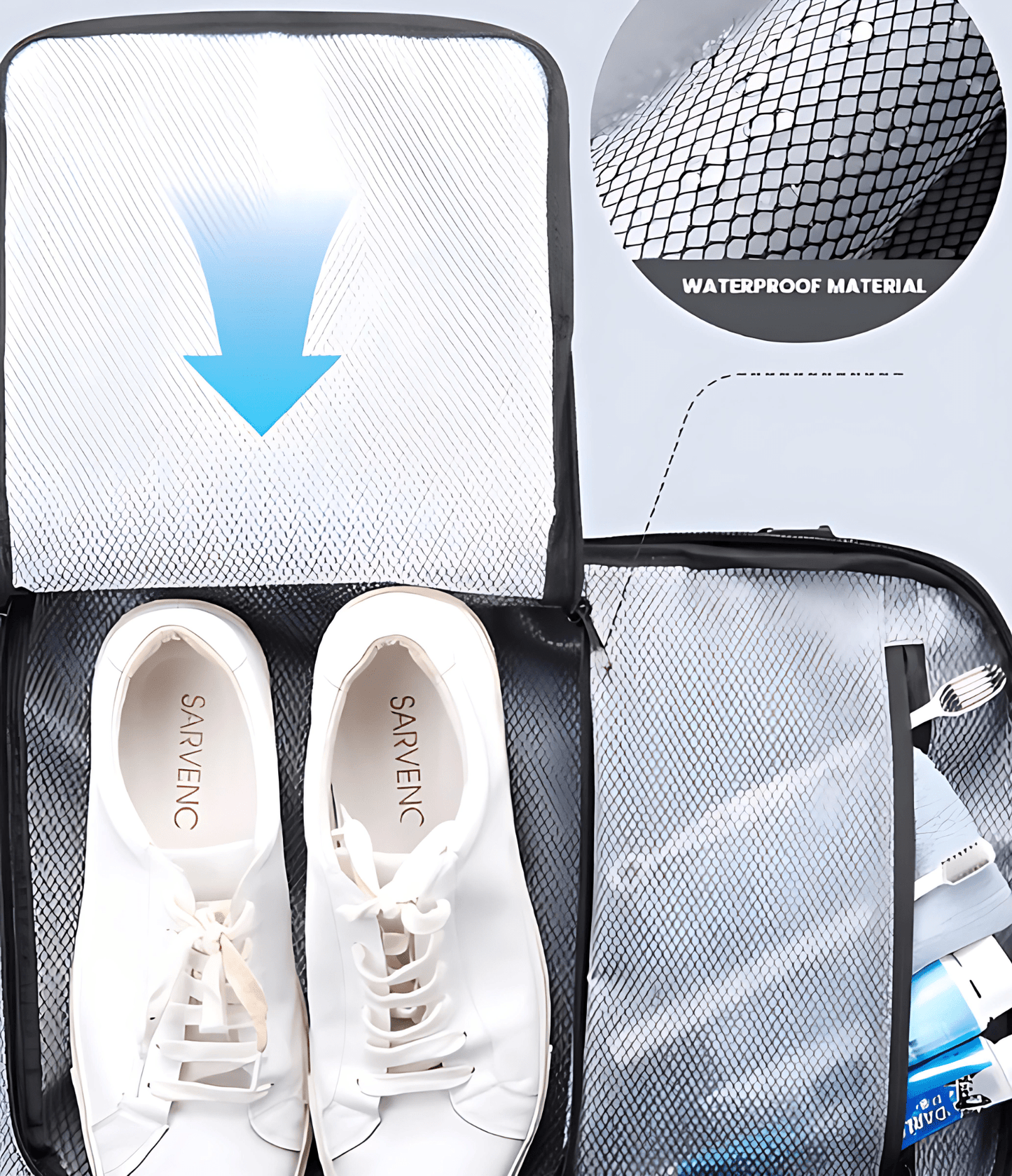 CarryQuest® - B-Pro Vacuum Rugzak - incl. Powerbank JuiceBoxx® en Draadloze Pomp