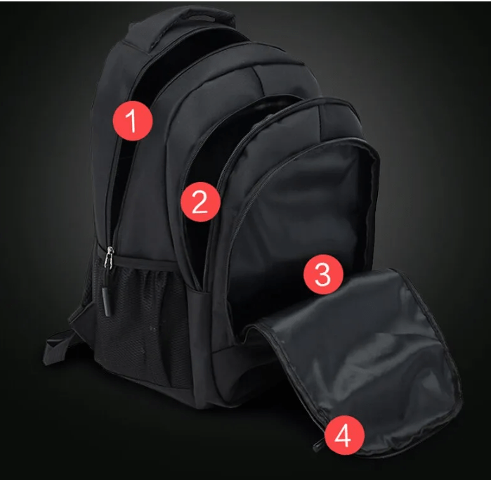 CarryQuest® - Backpack - Rugzak - Waterdicht - Makkelijk te dragen - Stijlvol - 2 kleurenCarryQuestSchool RugzakComfortabele Schouderbanden