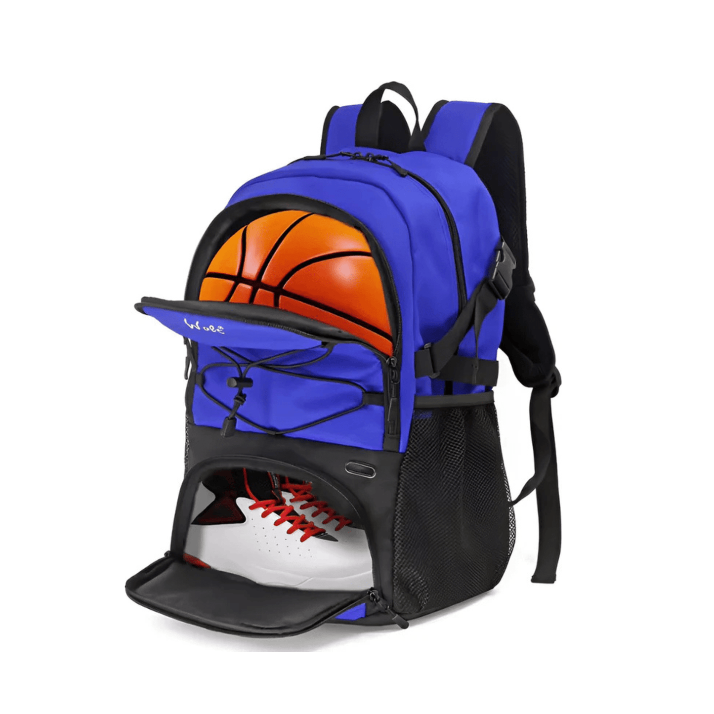 CarryQuest® - Basketbal Voetbal Rugzak - Waterbestendig - Blauw