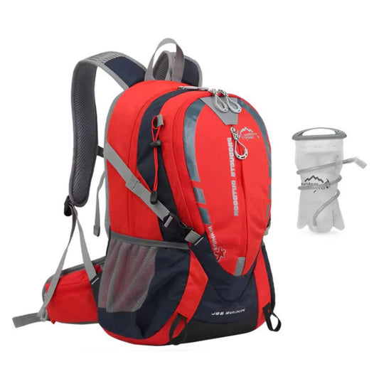 CarryQuest® - Bergbeklimmen Hydratatie Rugzak 25L + 2L Waterzak - Wandel Rugzak - Rood