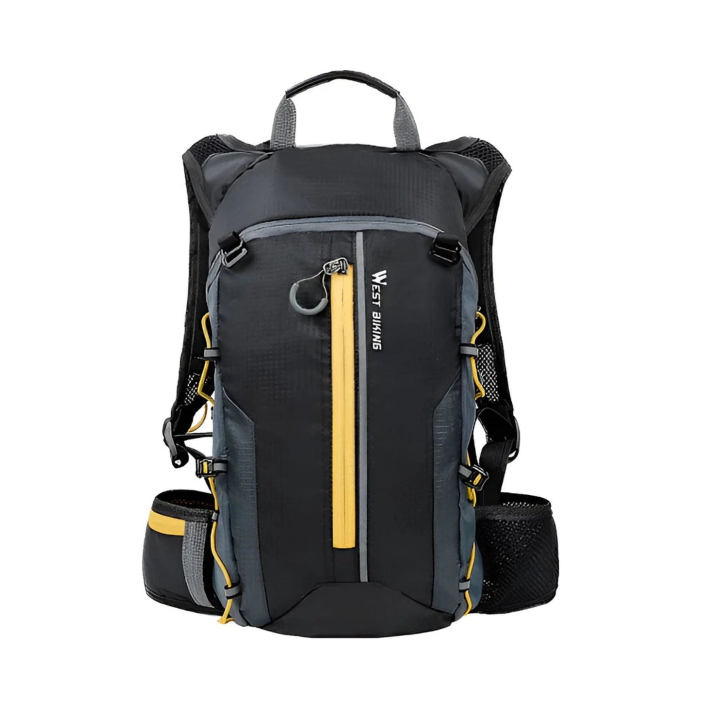 CarryQuest® - Fietsrugzak 16L - Opvouwbaar - Waterzak 2L - Outdoor Sport - Wandelrugzak - GeelCarryQuestsimple