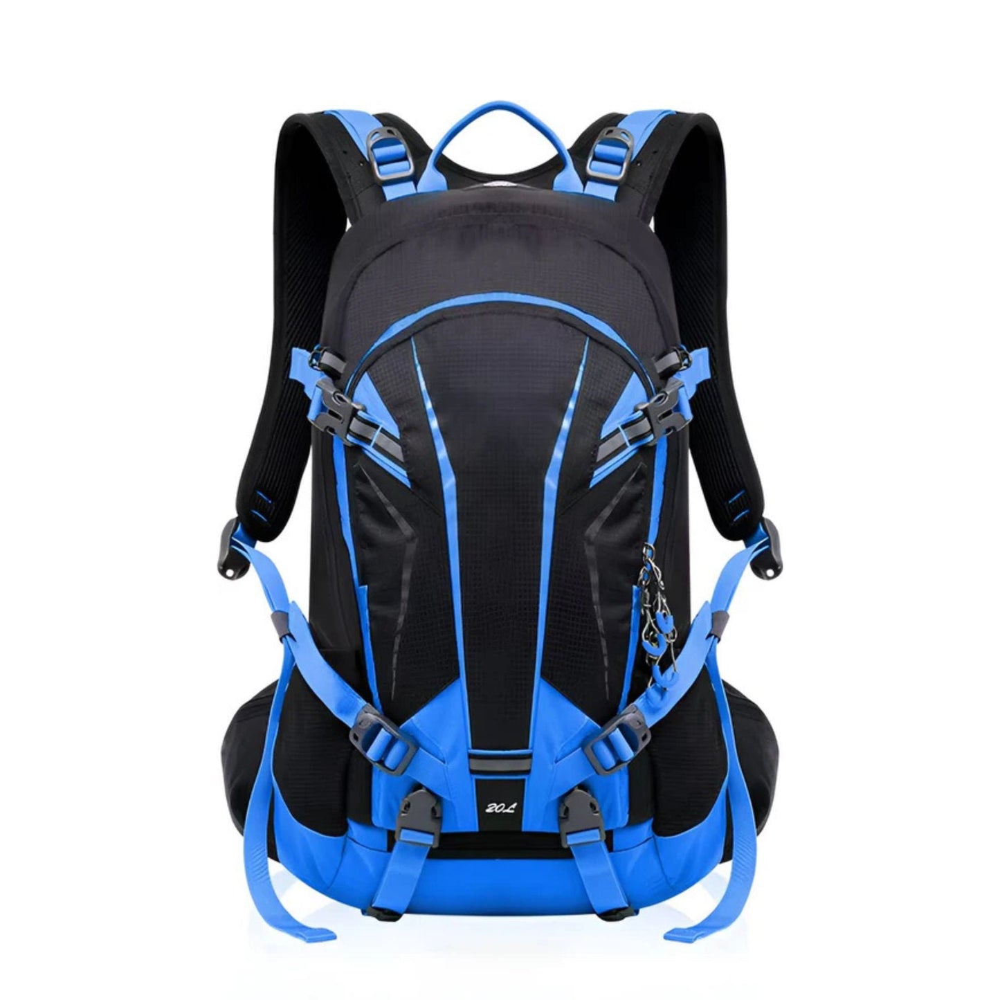 CarryQuest® - Fietsrugzak Schoudertas 20L - Duurzaam Nylon - Hiking Rugzak - Wandelen - Blauw