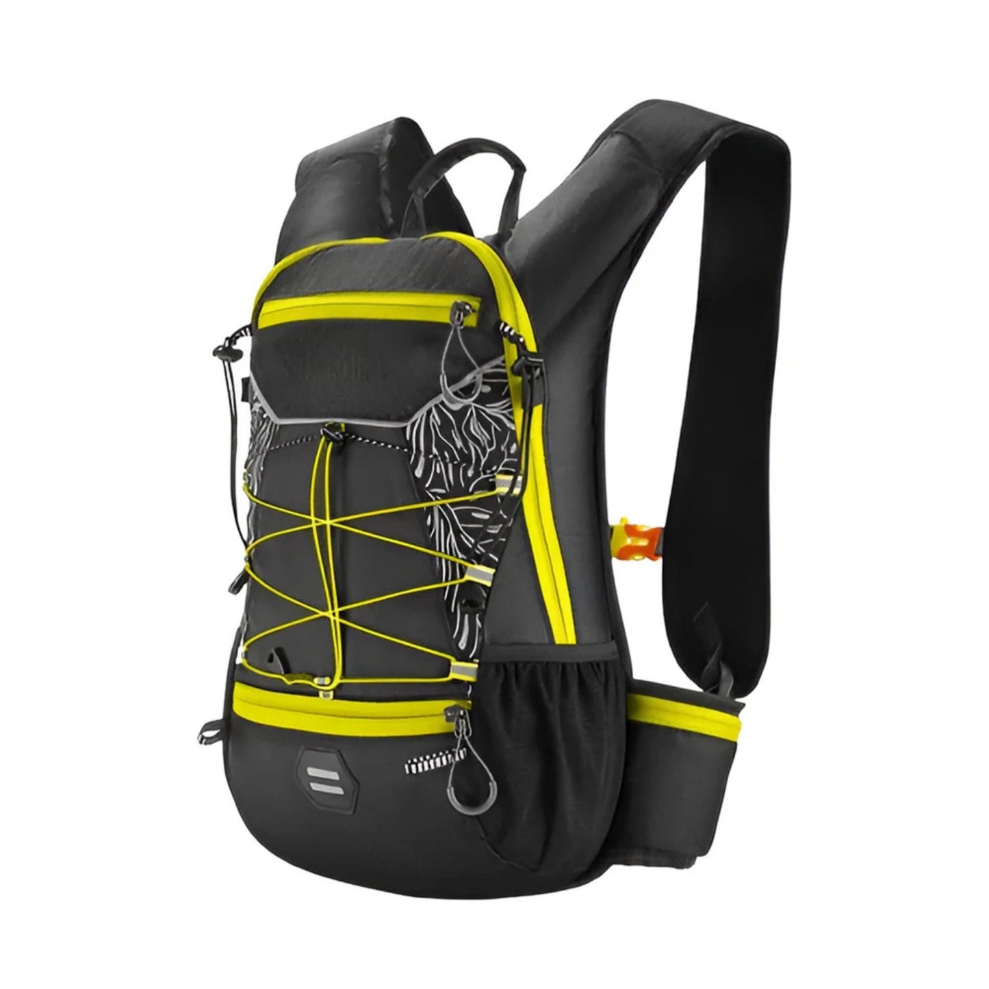 CarryQuest® - Fietsrugzak - Ultralicht 16L Backpack - Waterbestendig - Wandelrugzak - GeelCarryQuestsimple