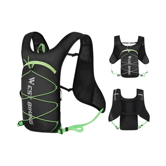 CarryQuest® - Fietsrugzak - Ultralicht 7L - Waterbestendig - Groen