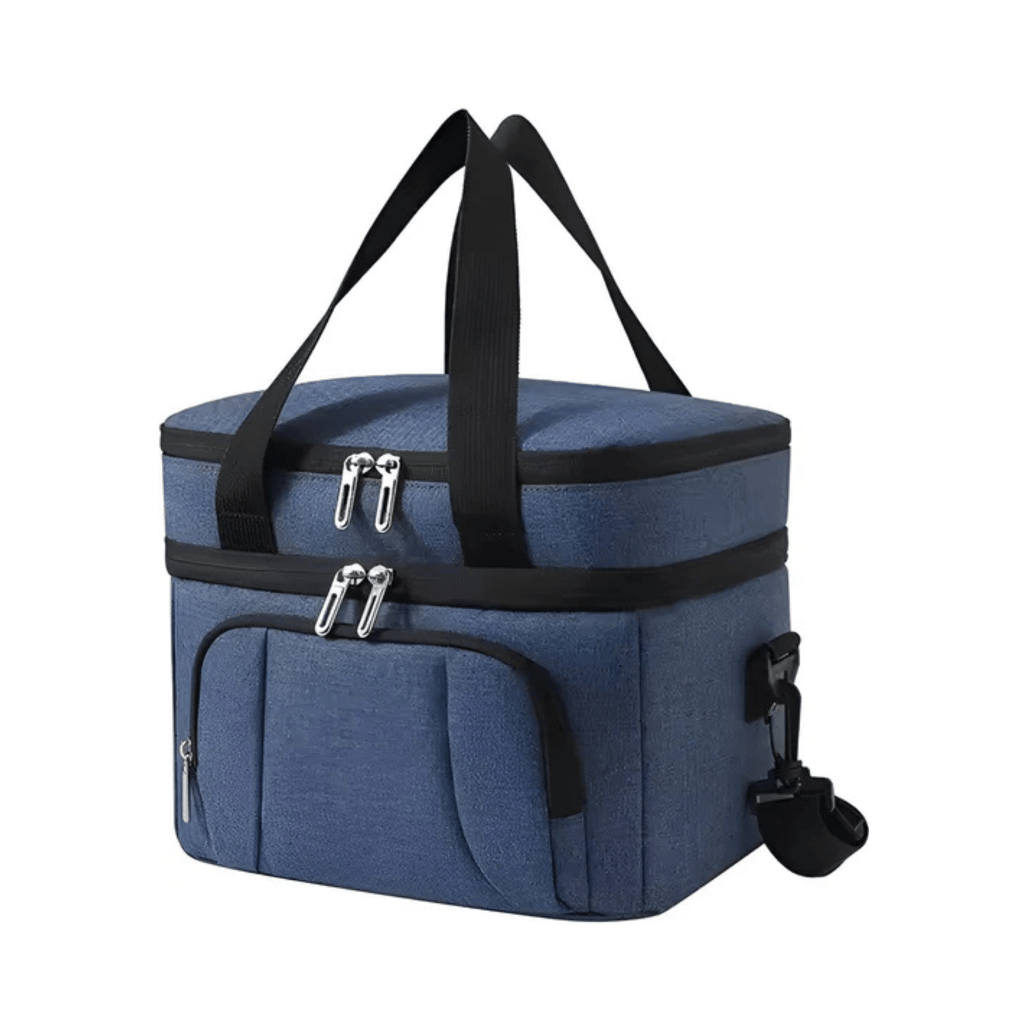 CarryQuest® - Geïsoleerde Lunchtas - Dubbel Compartiment + 8 Uur Isolatie - Thermische Lunchbox - BlauwCarryQuestsimple