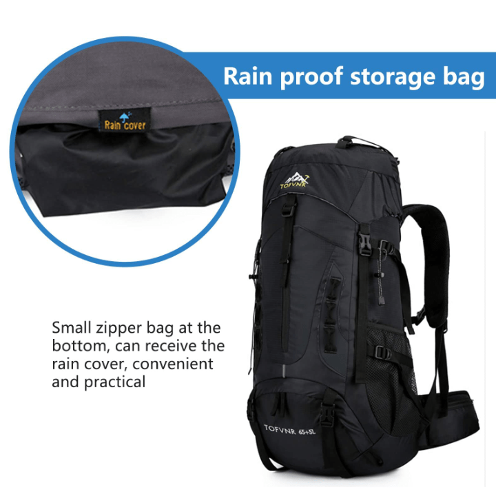 CarryQuest® - Grote Camping Hiking Wandel Rugzak - 70L - 5 kleurenCarryQuestWandel Rugzak