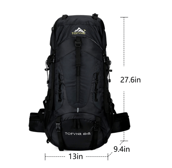CarryQuest® - Grote Camping Hiking Wandel Rugzak - 70L - 5 kleurenCarryQuestWandel Rugzak
