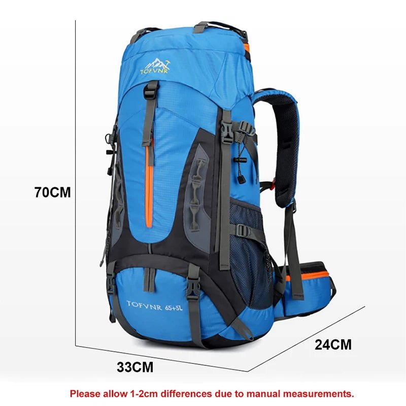 CarryQuest® - Grote Camping Hiking Wandel Rugzak - 70L - 5 kleurenCarryQuestWandel Rugzak