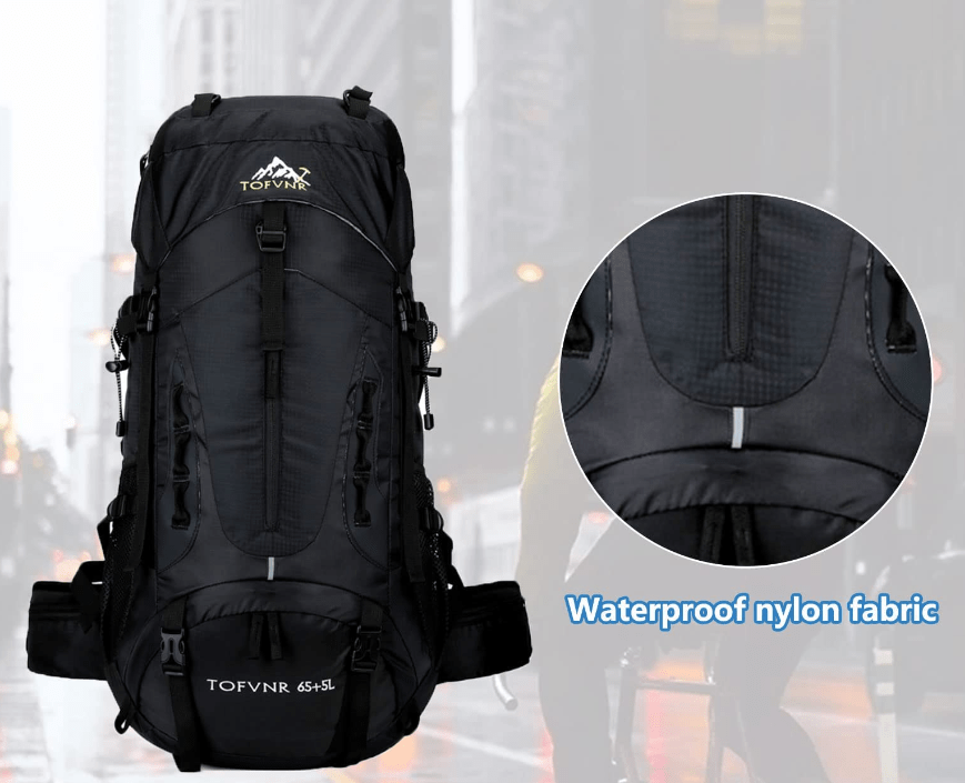 CarryQuest® - Grote Camping Hiking Wandel Rugzak - 70L - 5 kleurenCarryQuestWandel Rugzak