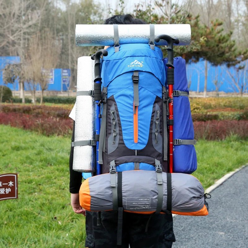 CarryQuest® - Grote Camping Hiking Wandel Rugzak - 70L - 5 kleurenCarryQuestWandel Rugzak