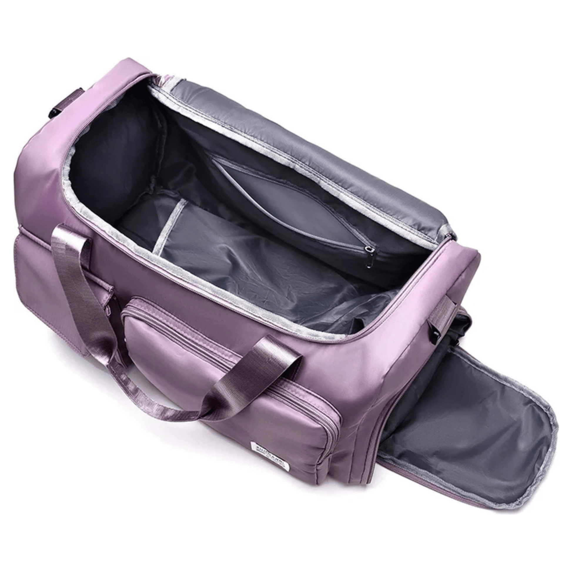CarryQuest® - Grote Capaciteit Reistas voor Dames - Droog - Nat - Handbagage - Sporttas - Nylon - Lichtgewicht - Zwart