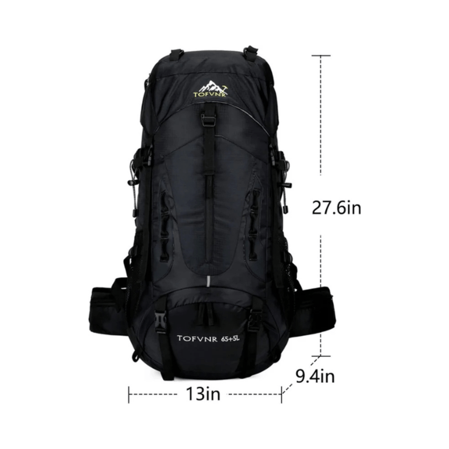 CarryQuest® - Grote Lichtgewicht Nylon Hiking - Voor - Donker BlauwCarryQuestsimple