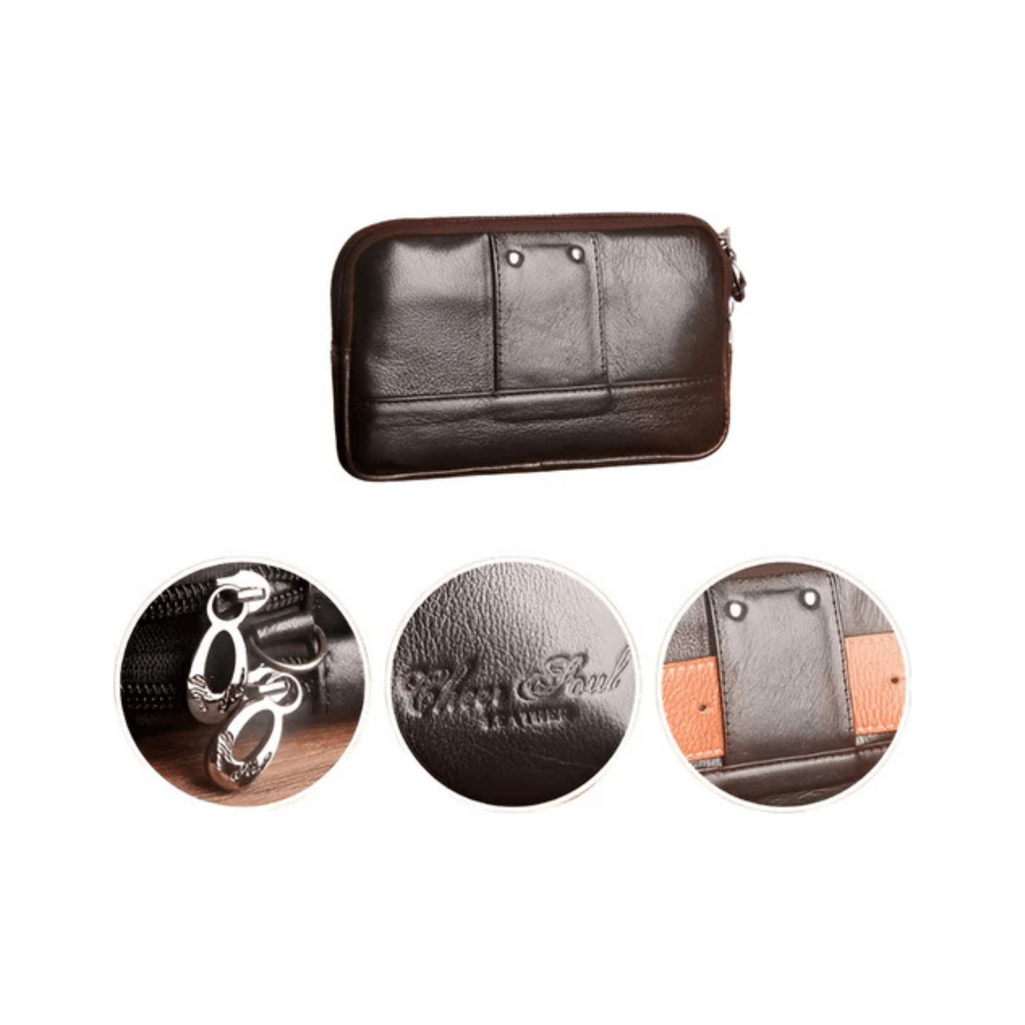 CarryQuest® - Heren Heuptas - Heupgordel Tassen - Haak Sluiting - ZwartCarryQuestsimple