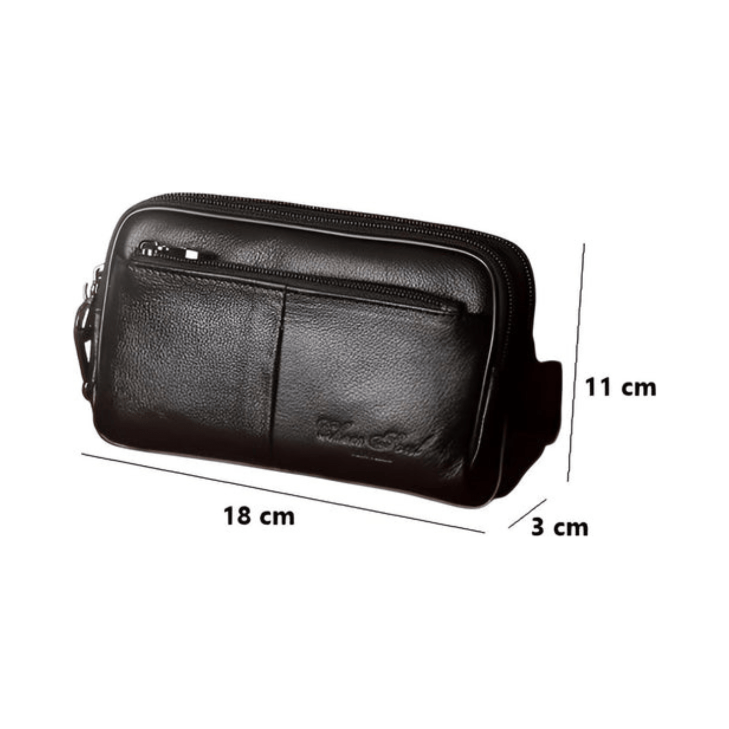CarryQuest® - Heren Heuptas - Heupgordel Tassen - Haak Sluiting - ZwartCarryQuestsimple