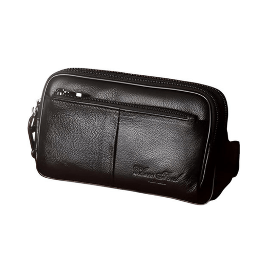 CarryQuest® - Heren Heuptas - Heupgordel Tassen - Haak Sluiting - Zwart