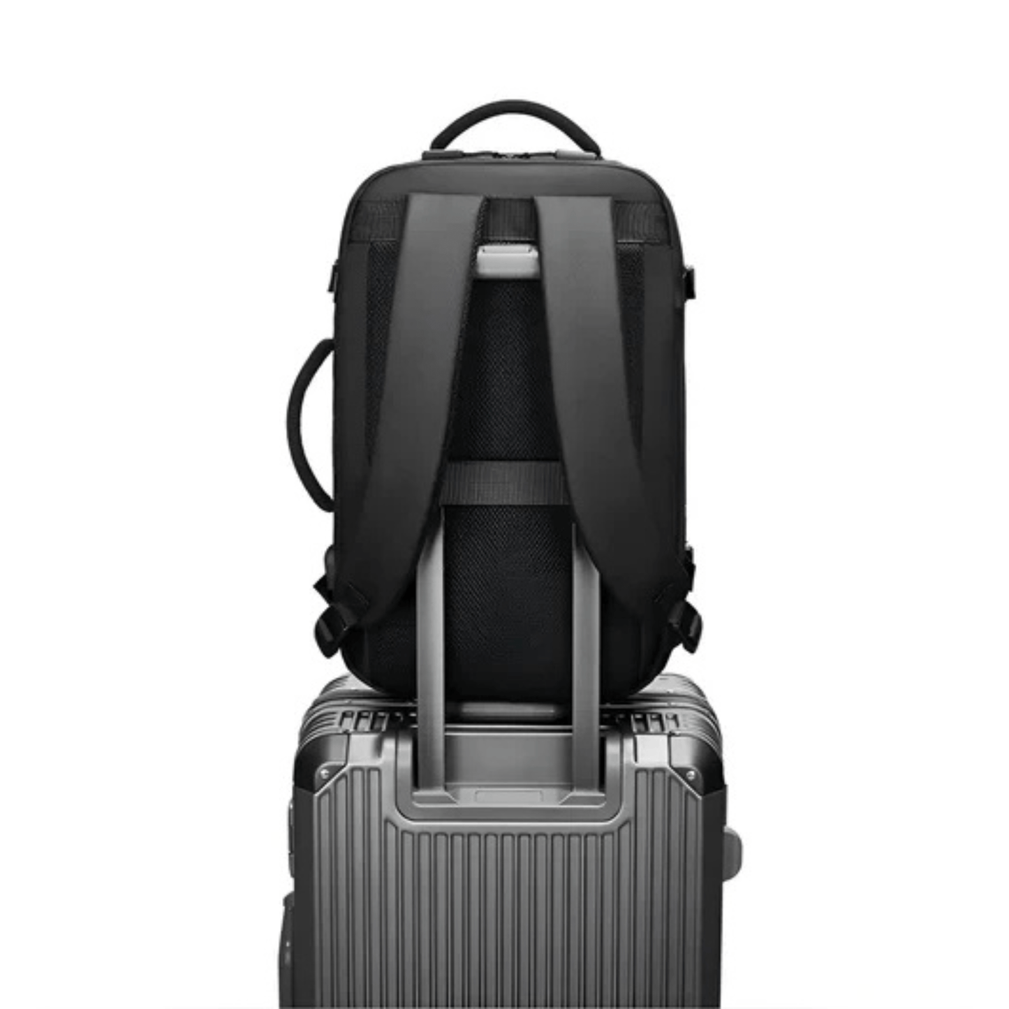 CarryQuest® - Heren Rugzak - Laptop + USB - Capaciteit - ZwartCarryQuestsimple