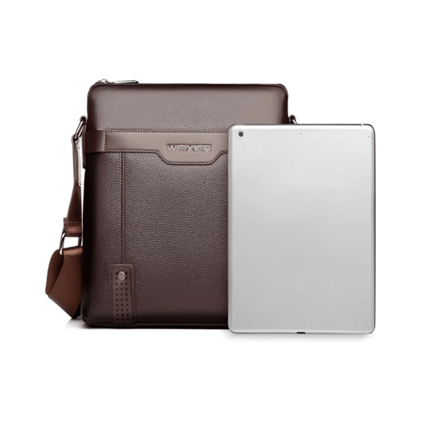 CarryQuest® - Heren Schoudertas PU Leder - Koerierstas - Zakelijke Tassen - KoffieCarryQuestsimple