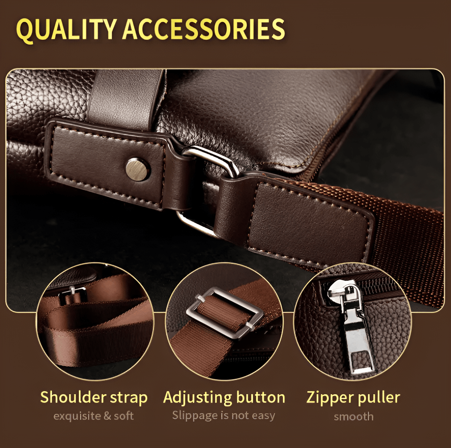 Carryquest® - Heren Schoudertas PU Leder - Zakelijke Tassen - Clutch - 2 kleurenCarryQuestSchoudertas Heren