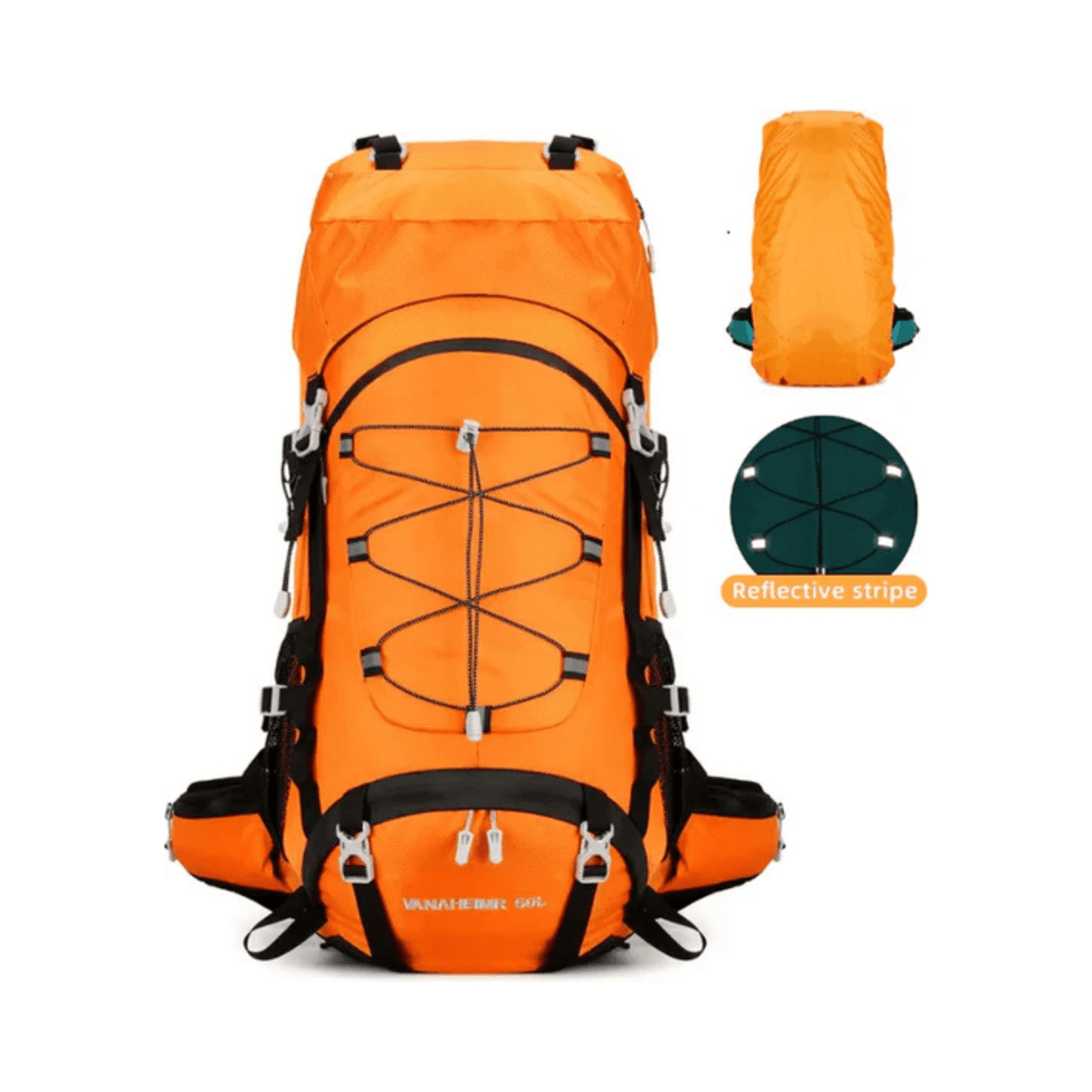 CarryQuest® - Hydratatie rugzak - Schoen - 65L - OranjeCarryQuestsimple