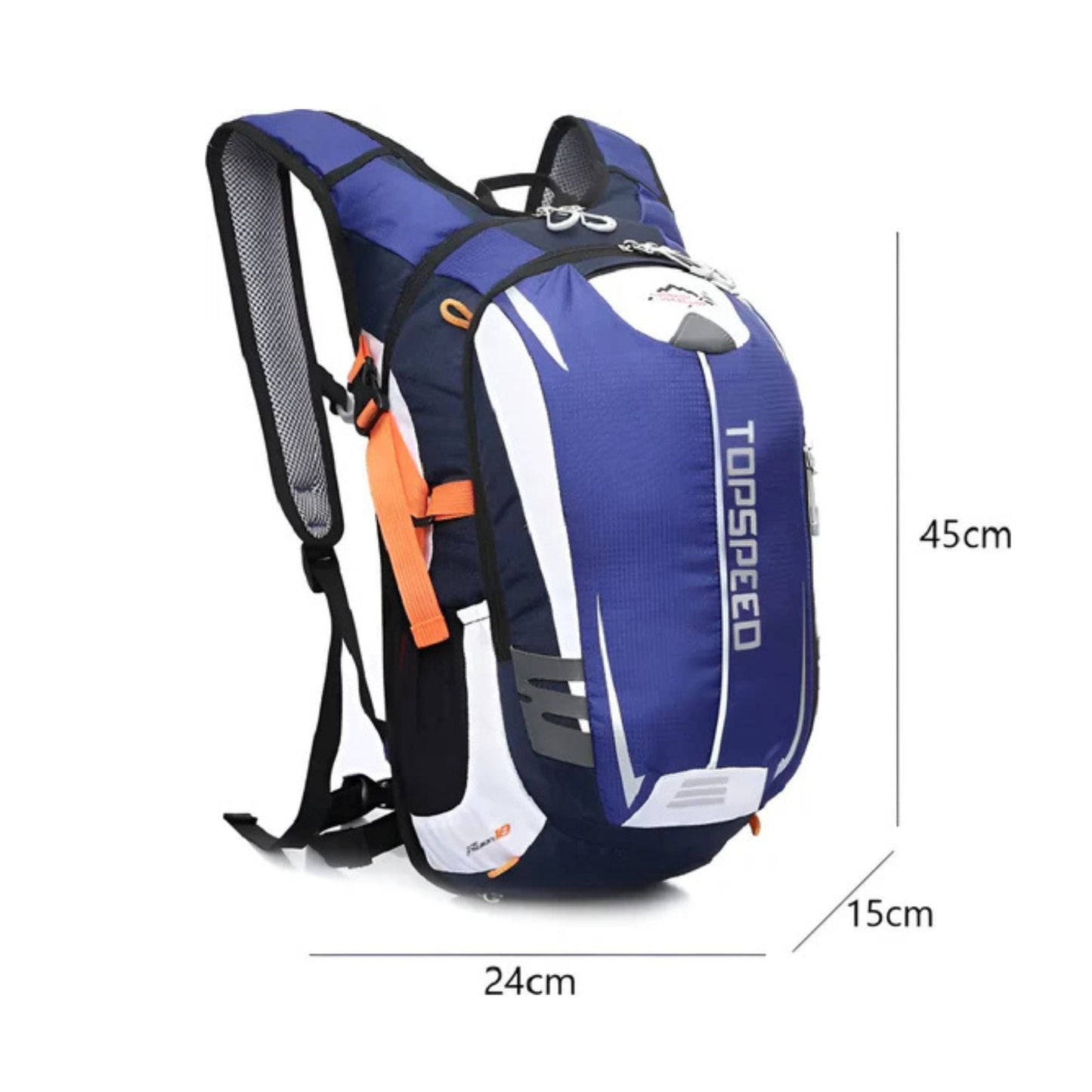 CarryQuest® - Hydratatie Rugzak voor Fietsen - 18L Volume - Fietsen, Wandelen - Blauw